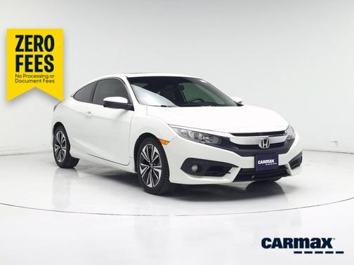 White 2016 Honda Civic EX-L
