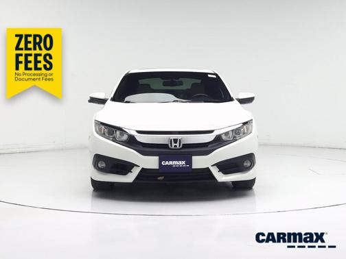 White 2016 Honda Civic EX-L