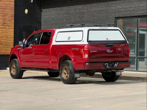 Red 2017 Ford F-150 XLT