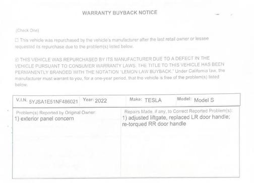 2022 Tesla Model S Dual Motor All-Wheel Drive