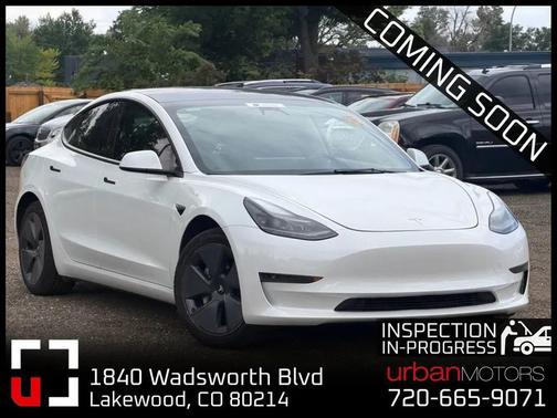 White 2023 Tesla Model 3 Standard Range