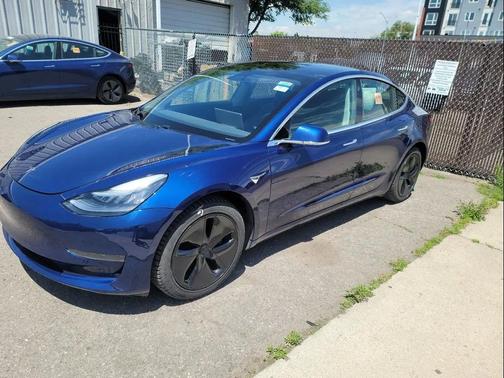Blue 2020 Tesla Model 3 Standard Range Plus