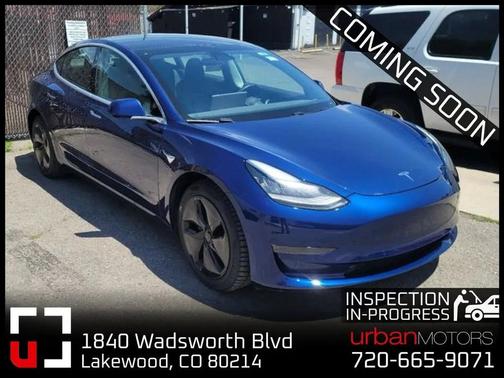Blue 2020 Tesla Model 3 Standard Range Plus