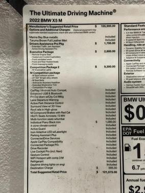 2022 BMW X5 M Base