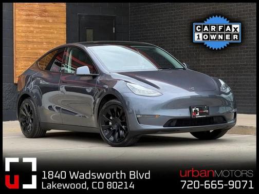 Gray 2021 Tesla Model Y Long Range Dual Motor All-Wheel Drive