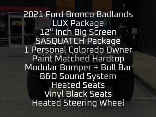 2021 Ford Bronco Badlands