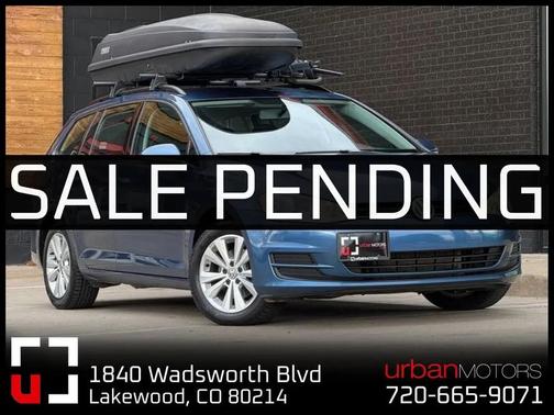 Blue 2017 Volkswagen Golf SportWagen TSI S
