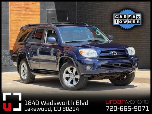 Blue 2007 Toyota 4Runner Limited