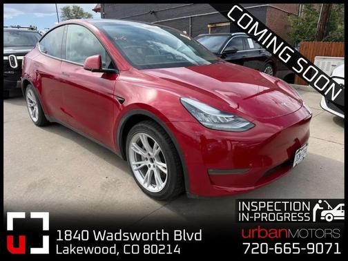 Red 2020 Tesla Model Y Long Range Dual Motor All-Wheel Drive