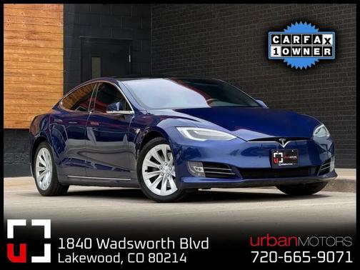 Blue 2017 Tesla Model S 100D
