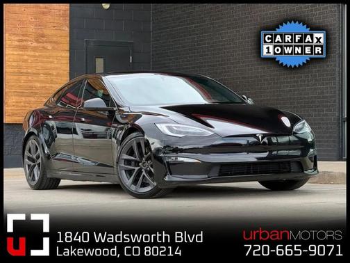 Black 2021 Tesla Model S Long Range