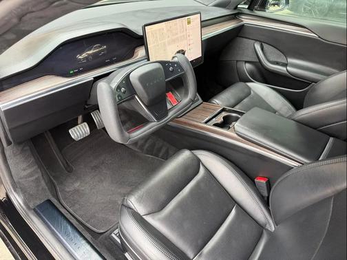 Black 2021 Tesla Model S Long Range