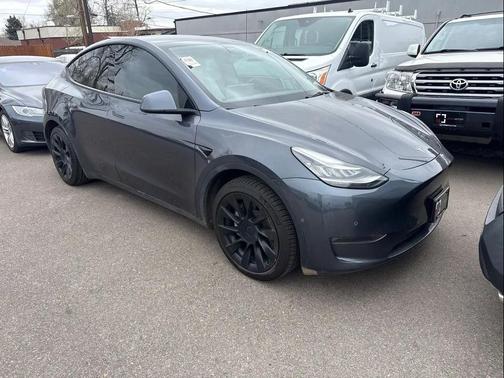 Gray 2022 Tesla Model Y Long Range Dual Motor All-Wheel Drive