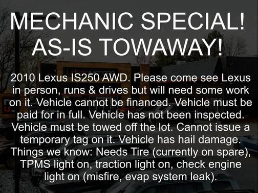 2010 Lexus IS 250 Base