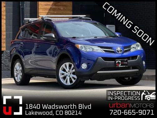 Blue 2014 Toyota RAV4 Limited