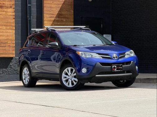 Blue 2014 Toyota RAV4 Limited