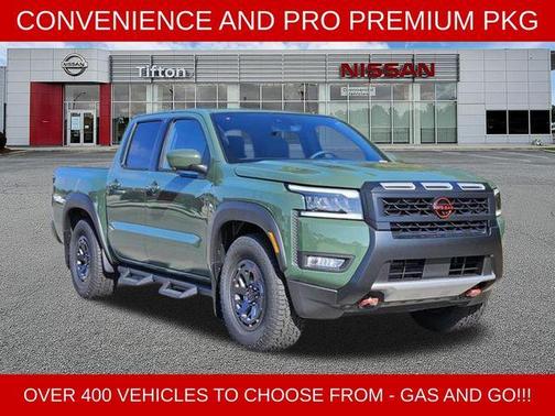 Green 2026 Nissan Frontier PRO-X