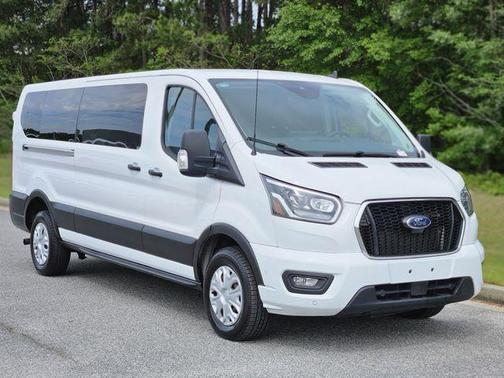 Oxford White 2023 Ford Transit-350 XLT