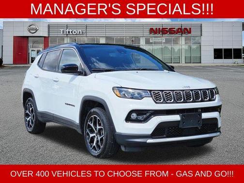 Bright White Clearcoat 2025 Jeep Compass Limited
