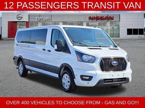 Oxford White 2024 Ford Transit-350 XLT