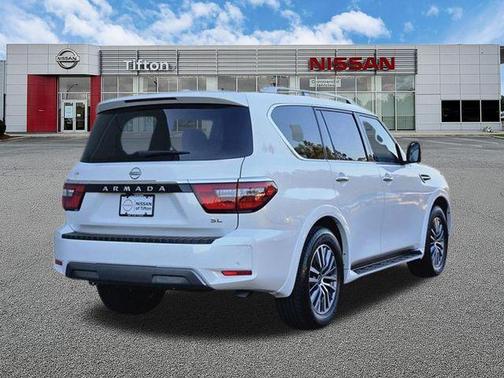 Aspen White 2024 Nissan Armada SL