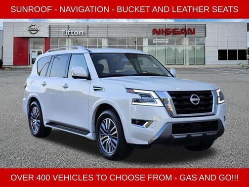 Aspen White 2024 Nissan Armada SL