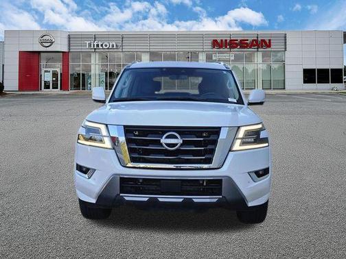 Aspen White 2024 Nissan Armada SL