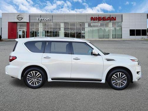 Aspen White 2024 Nissan Armada SL