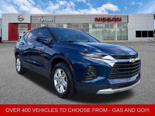 Blue 2022 Chevrolet Blazer LT