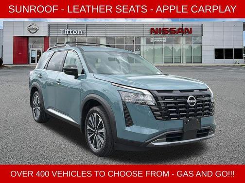 Teal 2026 Nissan Pathfinder Platinum
