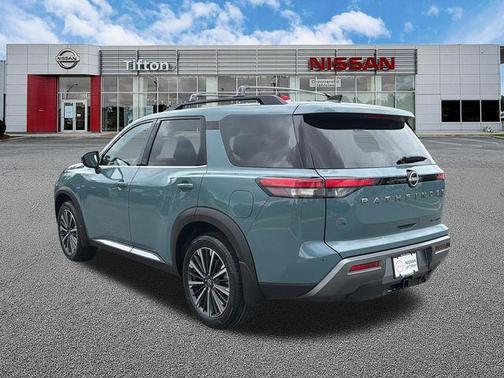 Teal 2026 Nissan Pathfinder Platinum