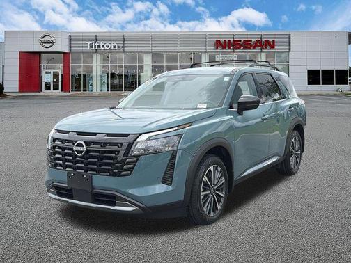 Teal 2026 Nissan Pathfinder Platinum