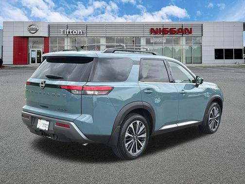 Teal 2026 Nissan Pathfinder Platinum