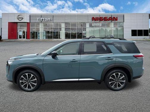 Teal 2026 Nissan Pathfinder Platinum