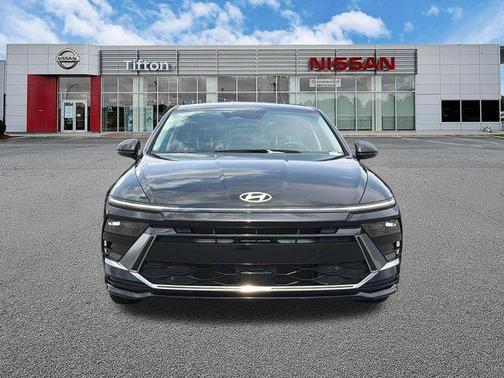 Black 2025 Hyundai SONATA SEL