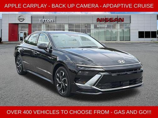 Black 2025 Hyundai SONATA SEL