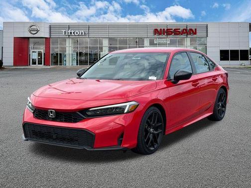 Red 2025 Honda Civic Sport