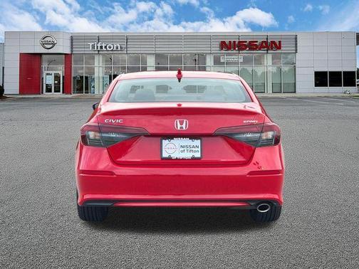 Red 2025 Honda Civic Sport