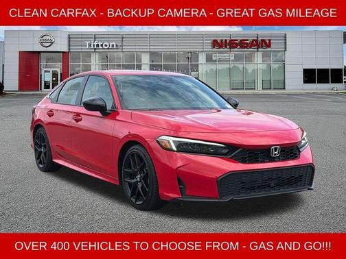 Red 2025 Honda Civic Sport