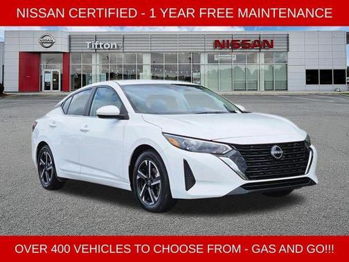 Cloud White 2024 Nissan Sentra SV