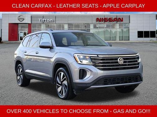 Silver Mist Metallic 2025 Volkswagen Atlas 2.0T SE w/Technology