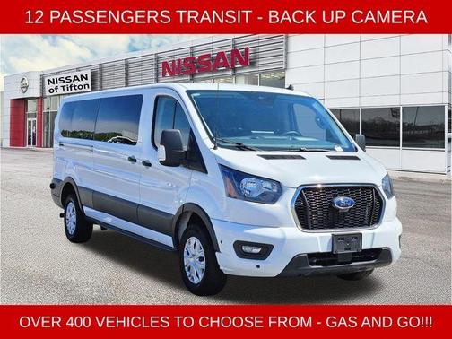 Oxford White 2024 Ford Transit-350 XLT