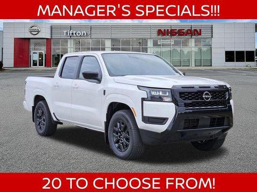Glacier White 2026 Nissan Frontier SV
