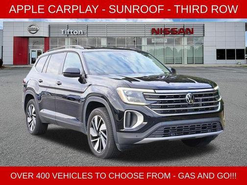 Deep Black Pearl Effect 2025 Volkswagen Atlas 2.0T SE w/Technology