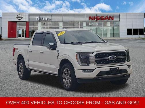 White Metallic 2022 Ford F-150 Platinum