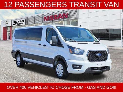 Oxford White 2024 Ford Transit-350 XLT