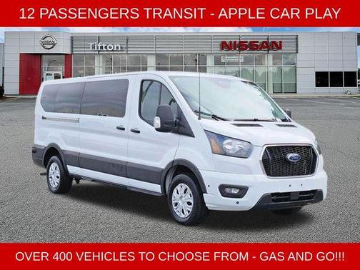 Oxford White 2024 Ford Transit-350 XLT