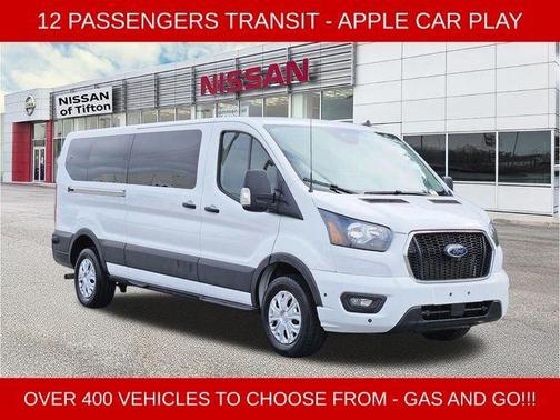 Oxford White 2024 Ford Transit-350 XLT