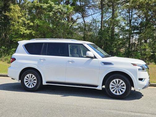 Aspen White 2024 Nissan Armada SV