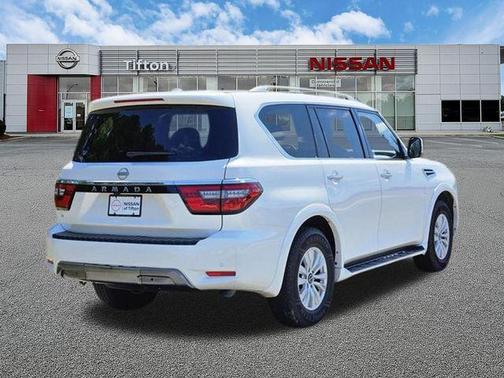 Aspen White 2024 Nissan Armada SV